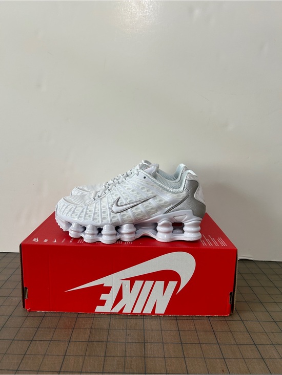 Nike Shox TL ‘White Metallic Silver Max Orange’ Womens main image 4